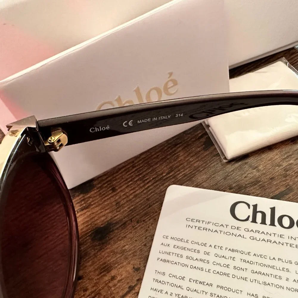🔥 RARE AUTHENTIC Chloe cateye‎ arrow sunglasses